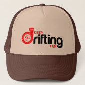 Blijf drijvende kracht trucker pet (Voorkant)