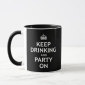 Blijf Drink en partij aan Mok (Links)