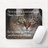 Blijf dromen achtervolgen muismat (Met muis)