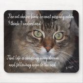 Blijf dromen achtervolgen muismat (Voorkant)