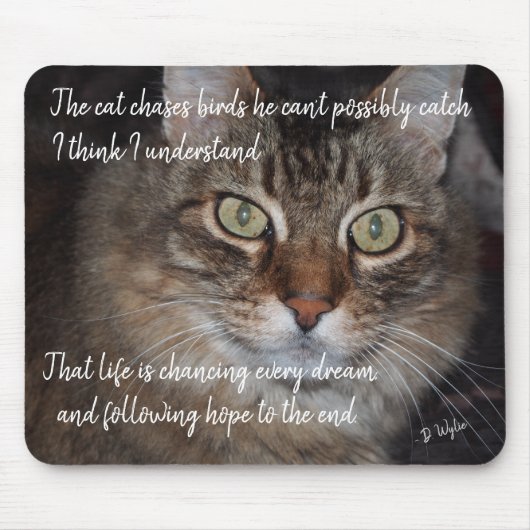 Blijf dromen achtervolgen muismat (Voorkant)