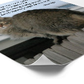 Blijf dromen achtervolgen poster (Hoek)