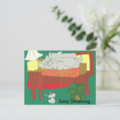 Blijf dromen briefkaart (Staand voorkant)