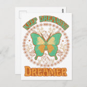 Blijf droomdromer briefkaart (Voorkant / Achterkant)