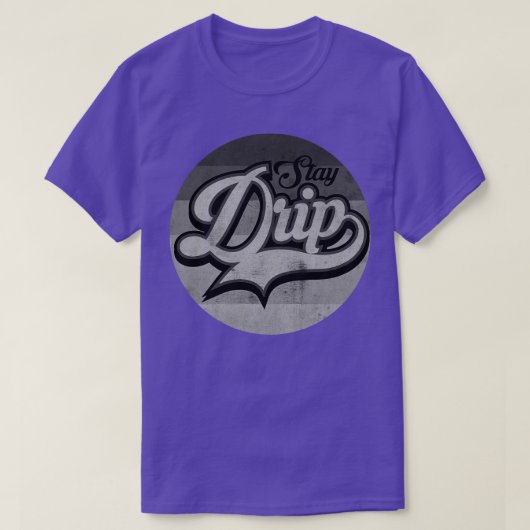 Blijf druppelen BW T-shirt (Design voorkant)