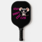 Blijf duister, blijf Schattige Pickleball Paddle (Voorkant)