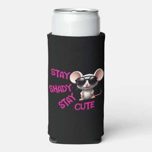 Blijf duister, blijf Schattige Seltzer Blikjeskoeler (Seltzer Voorkant)