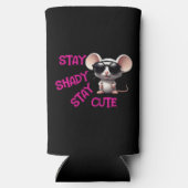 Blijf duister, blijf Schattige Seltzer Blikjeskoeler (Achterkant)