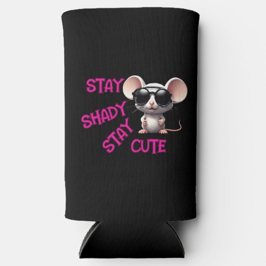 Blijf duister, blijf Schattige Seltzer Blikjeskoeler (Voorkant)