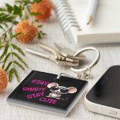 Blijf duister, blijf Schattige Sleutelhanger (Voorkant Rechts)