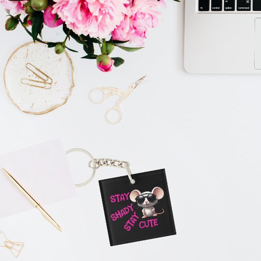 Blijf duister, blijf Schattige Sleutelhanger