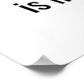 Blijf duwen - Motivatie Poster (Hoek)