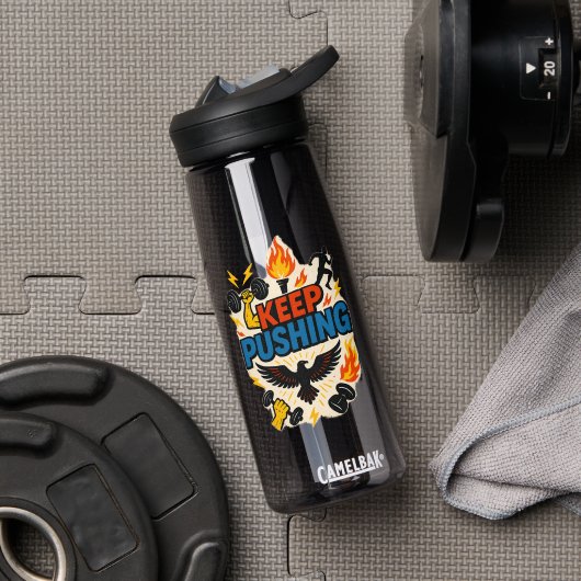 BLIJF DUWEN Motivatie waterfles - Fitness (Sportschool (Gedraaid)  )