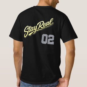 Blijf Echt Goud Streetwear T-Shirt Design – Vintag