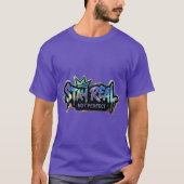 Blijf Echt Niet Perfect | Inspirerend T-shirt (Voorkant)