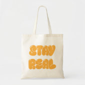 Blijf echt tote bag (Voorkant)