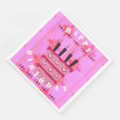 Blijf een gelukkige dag zonder liefde en nog veel  servet (Hoek)