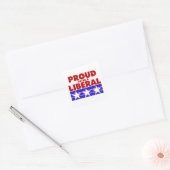 BLIJF EEN LIBERALE vierkante sticker. Sticker (Envelop)