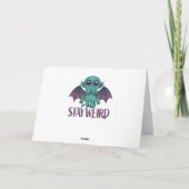 Blijf een rare Cute Cthulhu Monster Kaart (Achterkant)