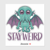 Blijf een rare Cute Cthulhu Monster Sticker (Vel)