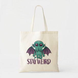 Blijf een rare Cute Cthulhu Monster Tote Bag