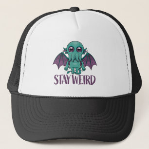 Blijf een rare Cute Cthulhu Monster Trucker Pet