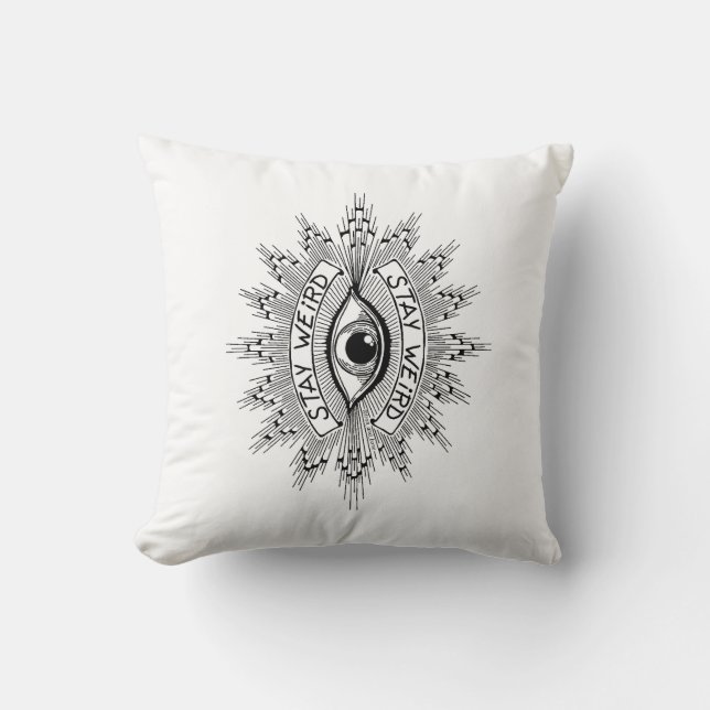 Blijf een vreemd Sierkussen (Voorkant)