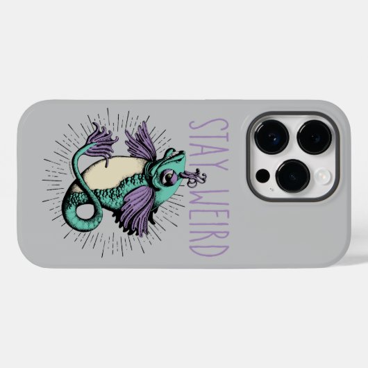 Blijf een vreemde Hoesje-Mate iPhone Case (Achterkant (horizontaal))