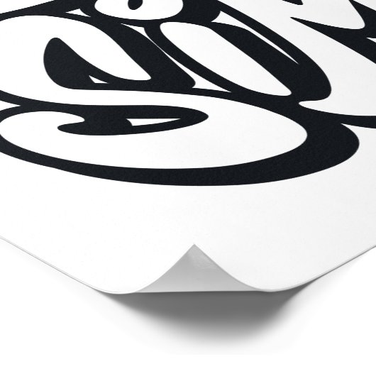 Blijf eenvoudig poster (Hoek)