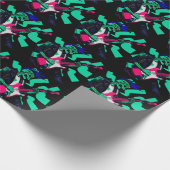 Blijf elektrisch cadeaupapier (Hoek)