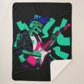 Blijf elektrisch sherpa deken (Voorkant)