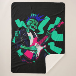 Blijf elektrisch sherpa deken