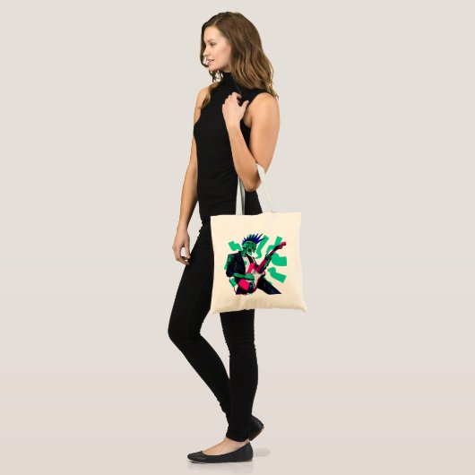 Blijf elektrisch tote bag (Voorkant (model))