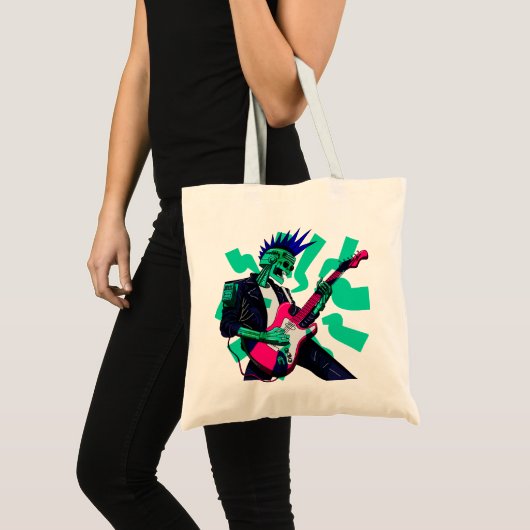 Blijf elektrisch tote bag (Voorkant (product))