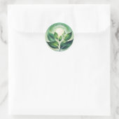 Blijf elke dag fris ronde sticker (Tas)