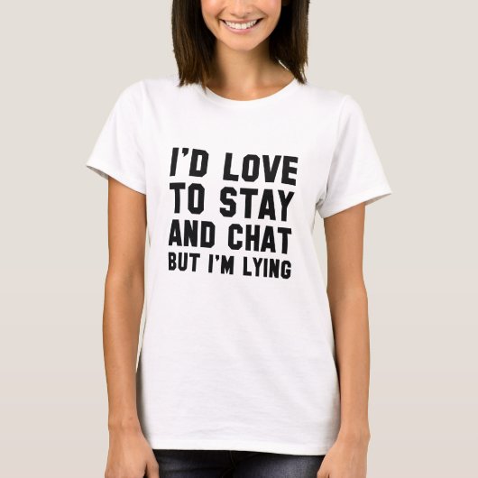 Blijf en kat t-shirt (Voorkant)