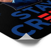 Blijf eng grappig anti Joe Biden conservatieve Rep Poster (Hoek)