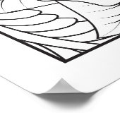 Blijf er zelf nog een vreemde kleur van poster (Hoek)