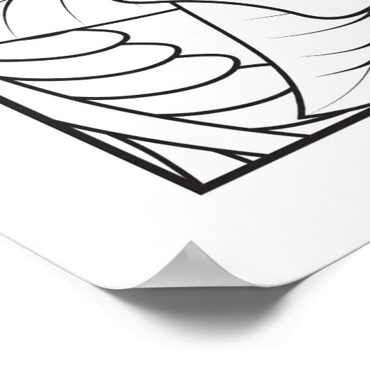 Blijf er zelf nog een vreemde kleur van poster (Hoek)