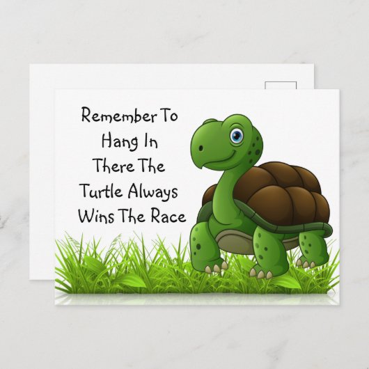 Blijf Erbij Wenskaart Briefkaart (Voorkant / Achterkant)