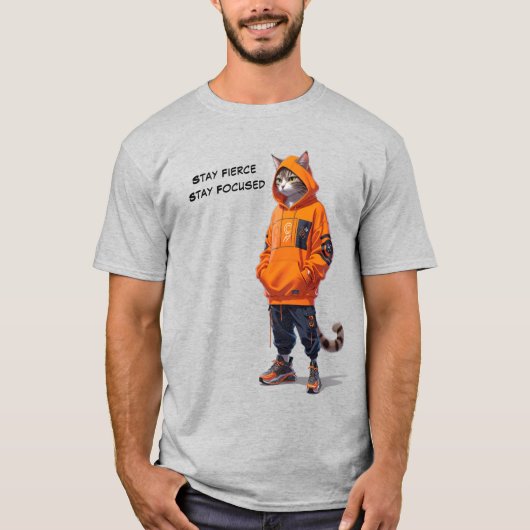 Blijf fel, blijf gefocust - T-shirt (Voorkant)