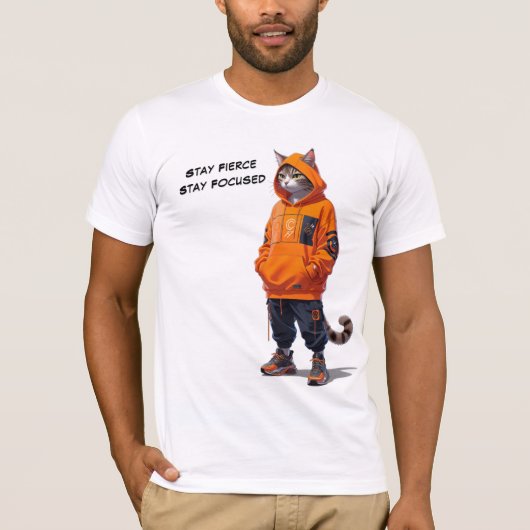 Blijf fel, blijf gefocust -  T-shirt (Voorkant)