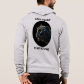 Blijf fel vrees niets Black Panther Hoodie (Achterkant)