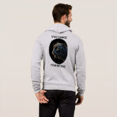 Blijf fel vrees niets Black Panther Hoodie (Achterkant volledig)