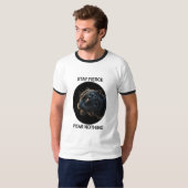 Blijf fel vrees niets Black Panther T-shirt (Voorkant volledig)