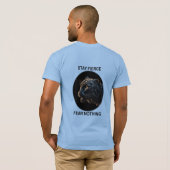 Blijf fel vrees niets Black Panther T-shirt (Achterkant volledig)