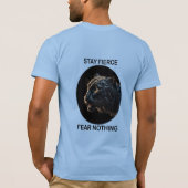 Blijf fel vrees niets Black Panther T-shirt (Achterkant)