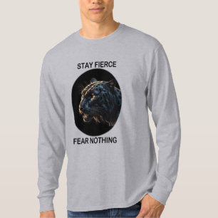 Blijf fel vrees niets Black Panther T-shirt