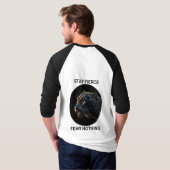 Blijf fel vrees niets Black Panther T-shirt (Achterkant volledig)