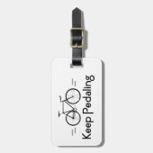 Blijf fietsen bagagelabel (Voorkant verticaal)